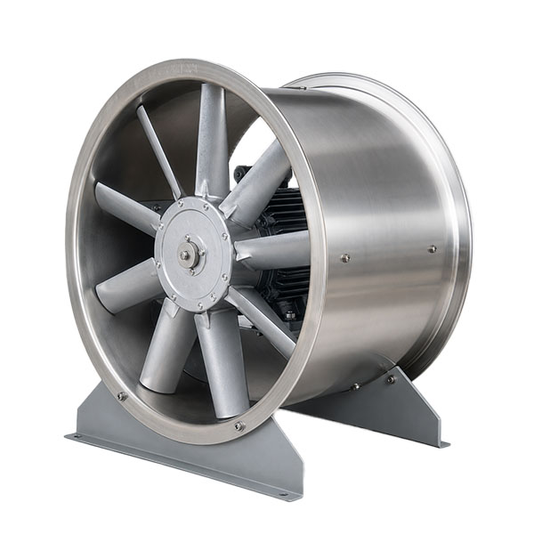 Ventilador Axial Industrial CHA VEINSA de alta eficiencia con hélices de ángulo variable para ventilación ajustable en entornos industriales
