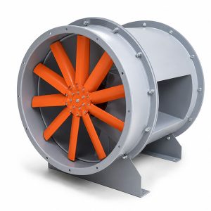 Ventilador Axial Industrial CMA VEINSA para extracción y ventilación de aire caliente en condiciones extremas hasta 300 °C