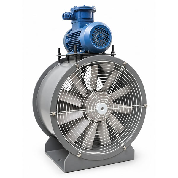 Ventilador Axial Industrial BHS-T VEINSA para ventilación en ambientes corrosivos y de alta temperatura
