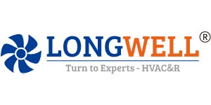 Logo de Longwell, proveedor seleccionado por VEINSA para integración en sistemas de ventilación y climatización industrial