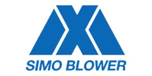 Logo de SIMO Blower, proveedor de ventiladores industriales centrífugos integrados por VEINSA