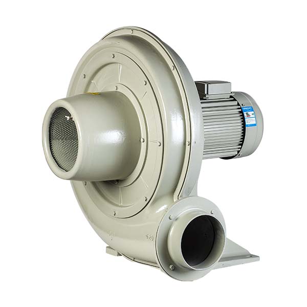 Ventilador centrífugo de media presión TB VEINSA operando en aplicaciones de impresión y secado industrial