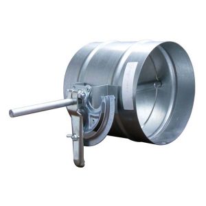 Registros circulares de volumen para ductos HVAC: manuales, automáticos, iris y antirretorno